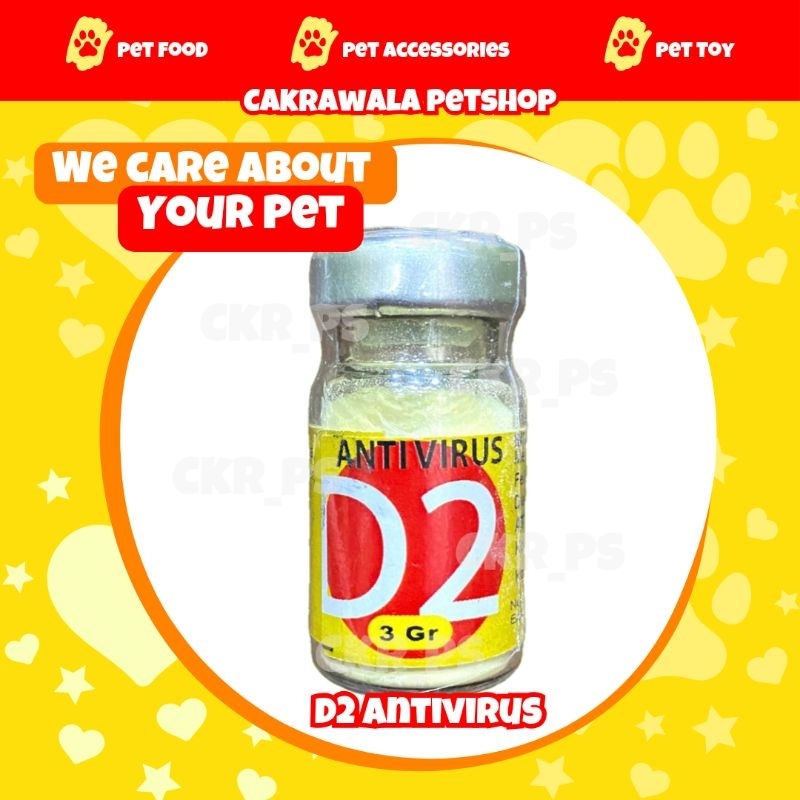 anti virus D2 obat panle calici flu kucing