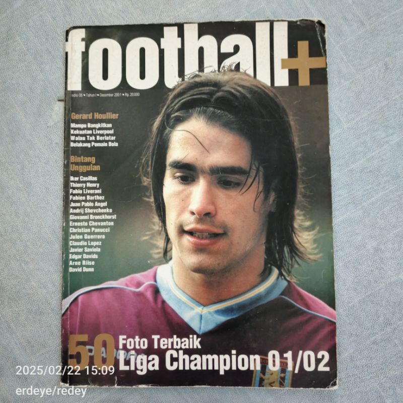 Majalah FOOTBALL+ Desember 2001
