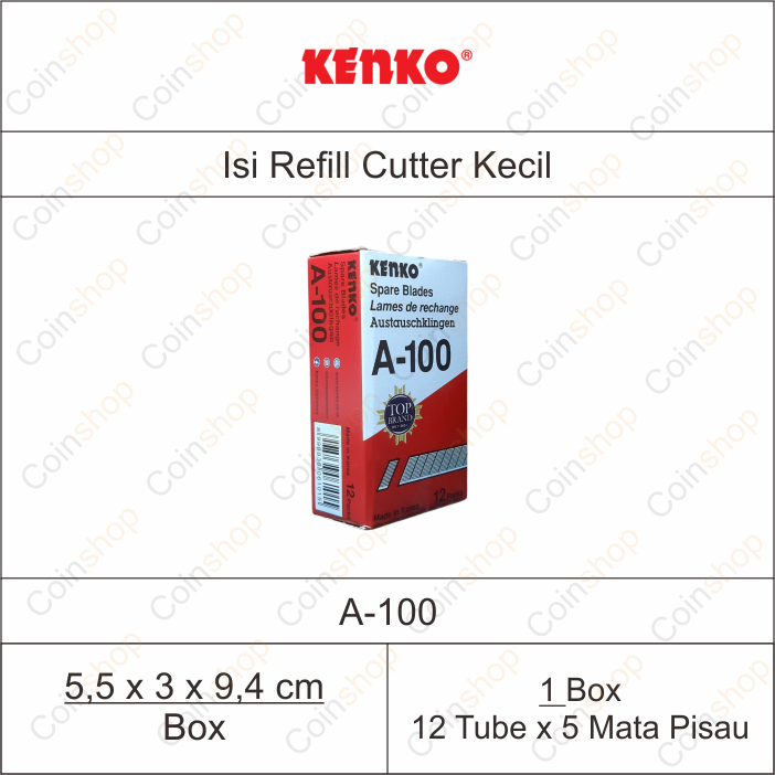 

Kenko A-100 Isi Refill Cutter Kecil Per Lusin