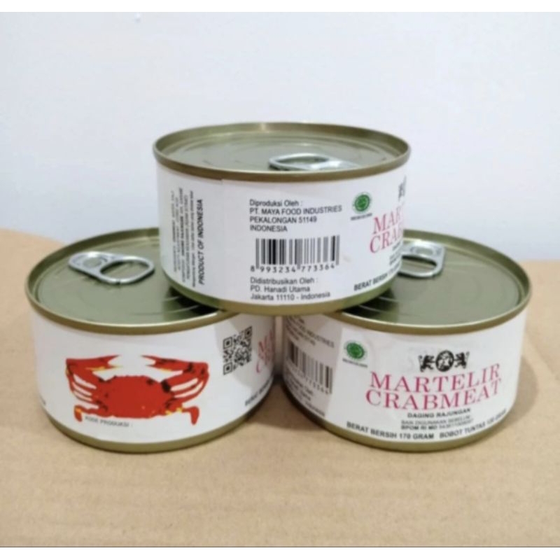 

daging kepiting rajungan | martelir crab meat 170gr