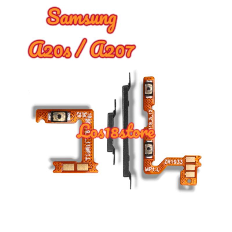 TOMBOL SAMSUNG A20S / A207 TOMBOL + FLEXIBLE ON OFF VOLUM SAMSUNG A20S / A207 SET