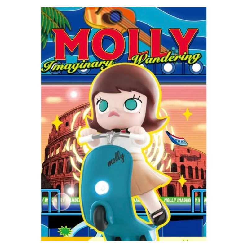 POP MART Molly Imaginary Wandering Finding - SELECTED Molly Vespa