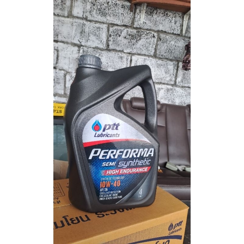 Oli PTT 10W-40 PTT Lubricant Syntetic  Api SN