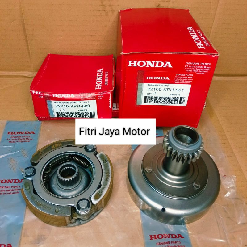 Mangkok Lonceng +Kampas Ganda Assy Kharisma Supra x 125 ,Batman Supra x 125 Kirana