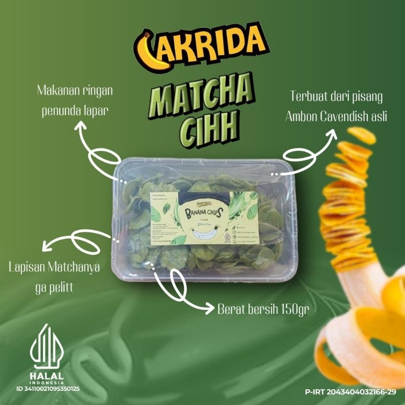 

Keripik Pisang Ambon (150 gr) - Matcha cha maricha hehei