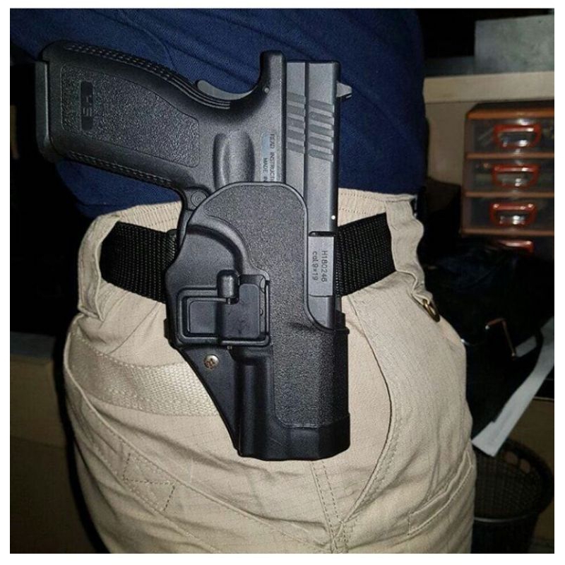 holster pinggang bh usp hs 9/sarung pistol handgun bh usp hs 9