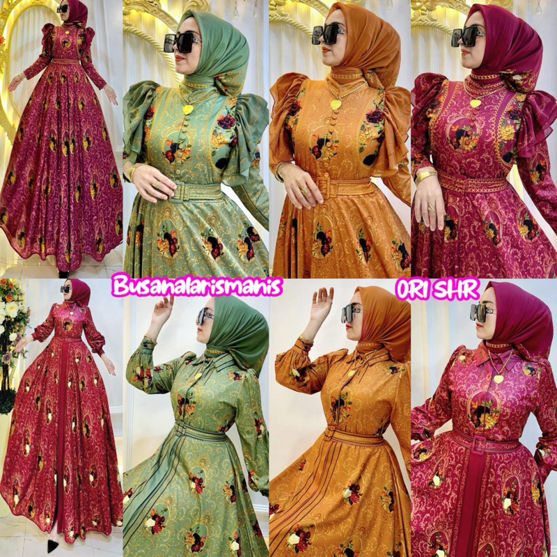 READY NEWWW REALPICT ORI SHR GAMIS BATIK PREMIUM HIGH QUALITY