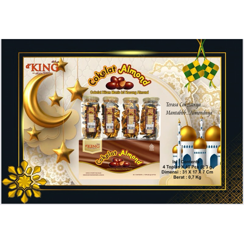 

BONIBOL ALMOND Chocolate DUS isi 4 Toples