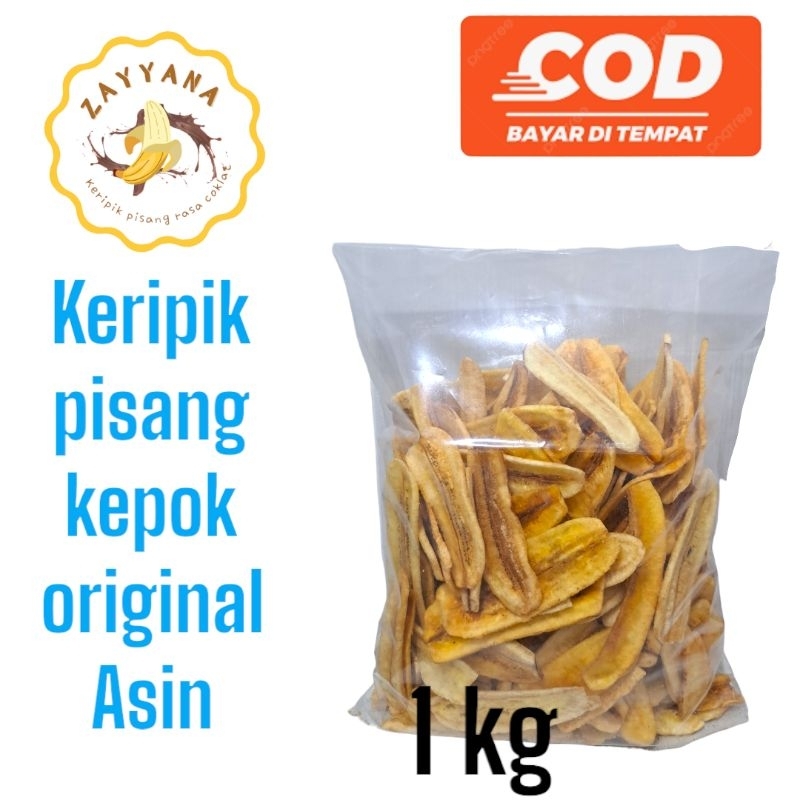 

keripik pisang kepok original 1kg