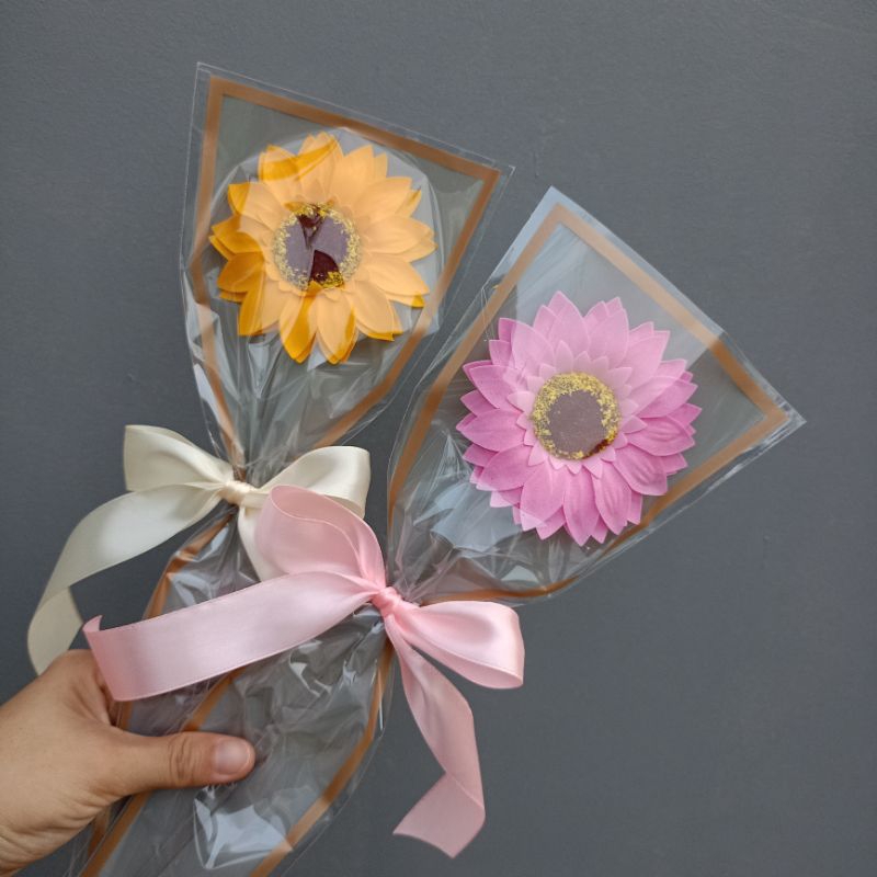 Bunga sabun matahari, bunga tangkai