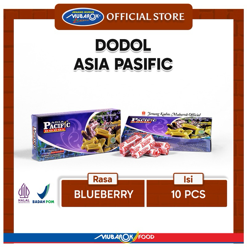 

Dodol Asia Pacific Blueberry, Dos 10 s'