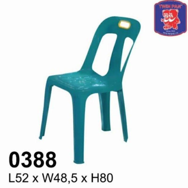 Twinpan 0388 Kursi Makan Sandaran Warna Hijau Milan Paris Chair