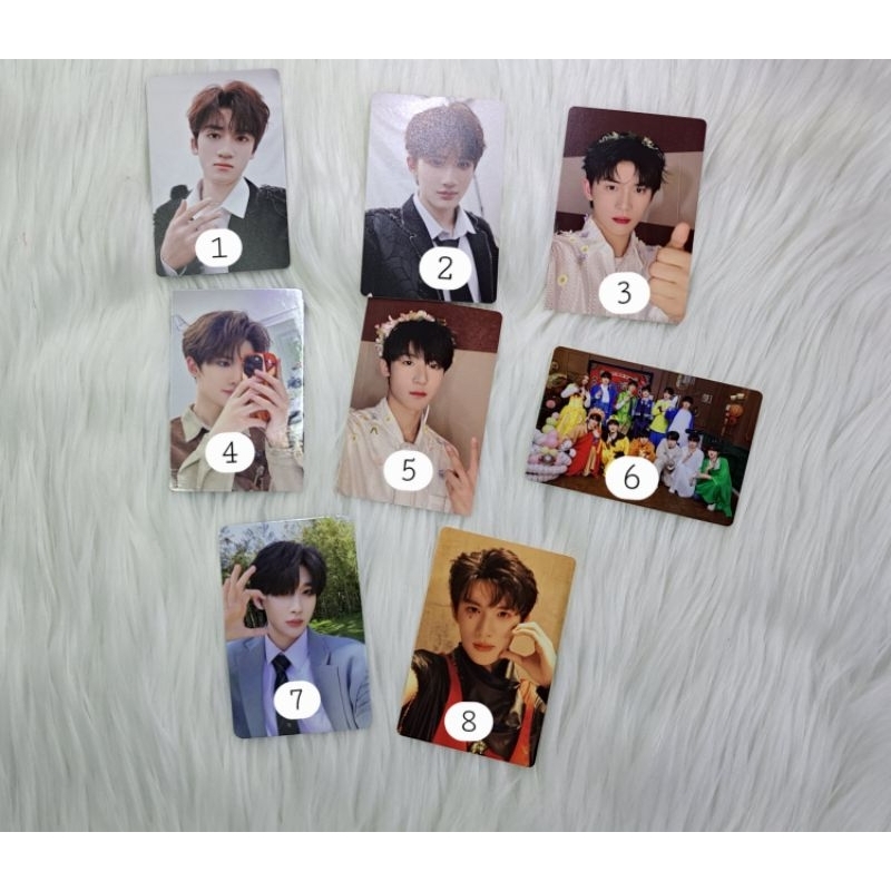 OFFICIAL PHOTOCARD TF FAMILY TF JIAZU/ TF GEN 3/YU YUHAN ZHANG JUNHAO DENG JIAXIN