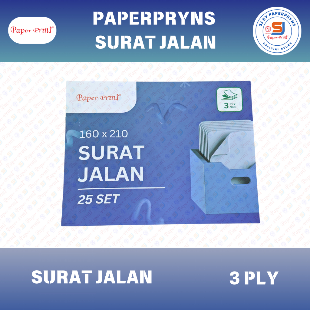 

[SATUAN] PAPERPRYNS Surat Jalan 160 x 210 mm – 3 PLY - NCR (25 SET)