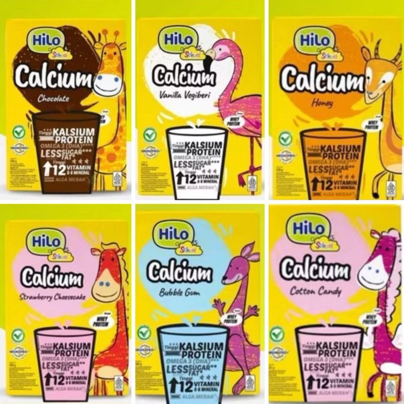 

HiLo School 500gr Chocolate/Vanilla Vegiberi/Honey/Bubblem Gum/Cotton Candy/ Strawberry cheesecake