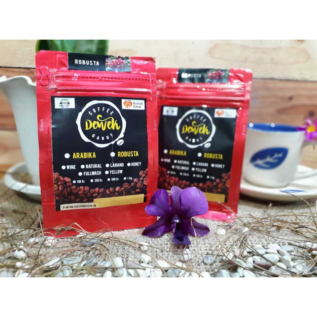 

Kopi Arabica Biji Merah WINE/PREMIUM 250 Gram Coffee Dewek