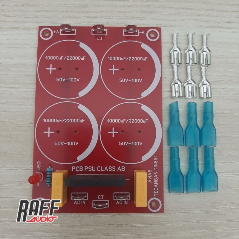 Kit PSU Isi 4 Elco Power Supply Amplifier Class AB Belum Termasuk Elco