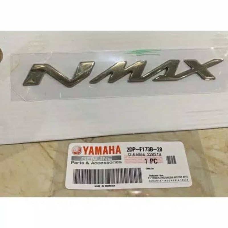 EMBLEM STIKER LOGO NMAX GOLD ORIGINAL YAMAHA