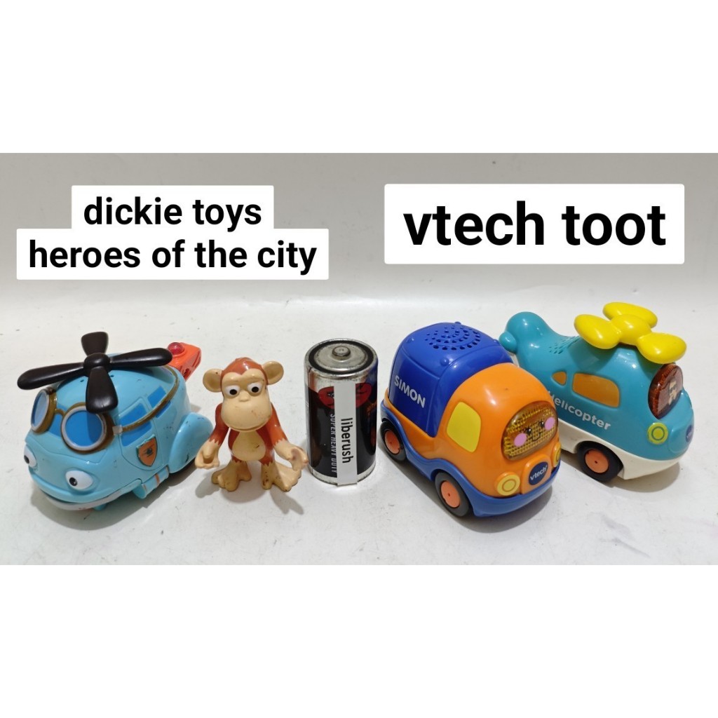 Set Vtech toot toot drivers simon truck helicopter education music toys baby , dickie toys heroes of