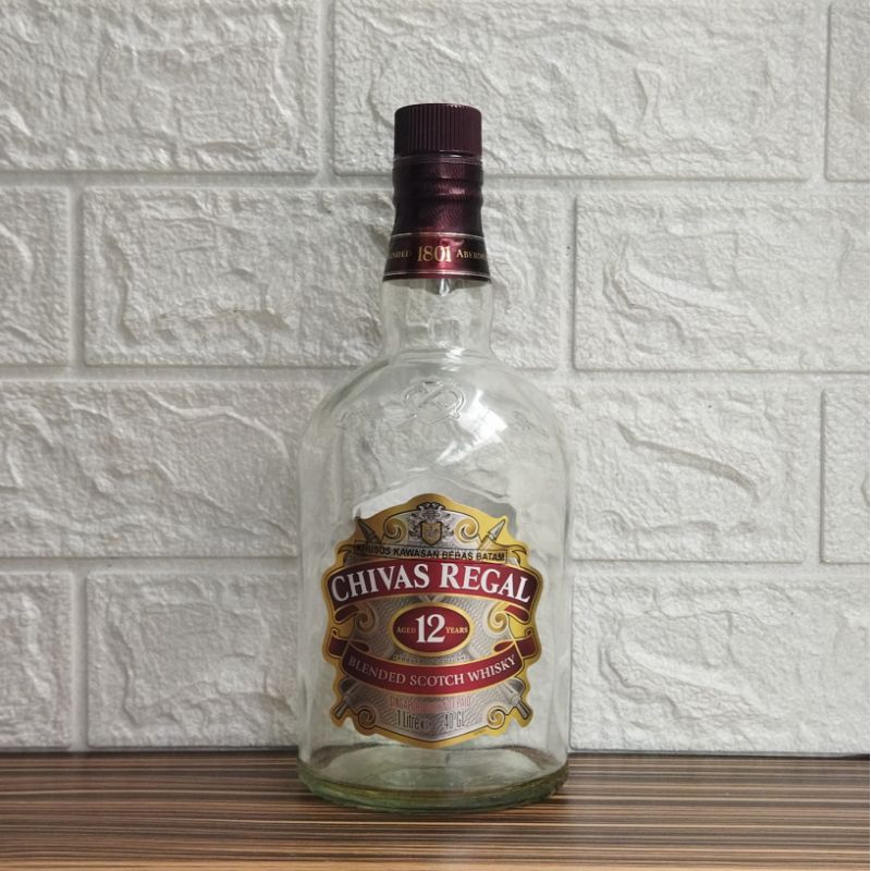 Botol Kosong Chivas Regal 12 Years 1Liter