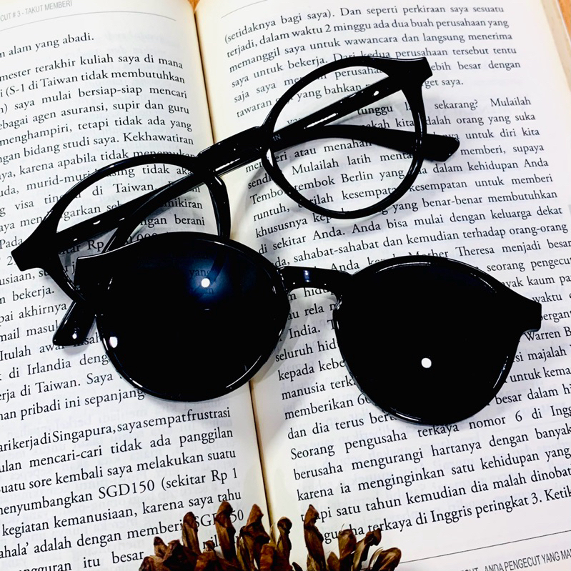 frame kacamata baca clip on kacamata plus rabun dekat kacamata clip on pria wanita