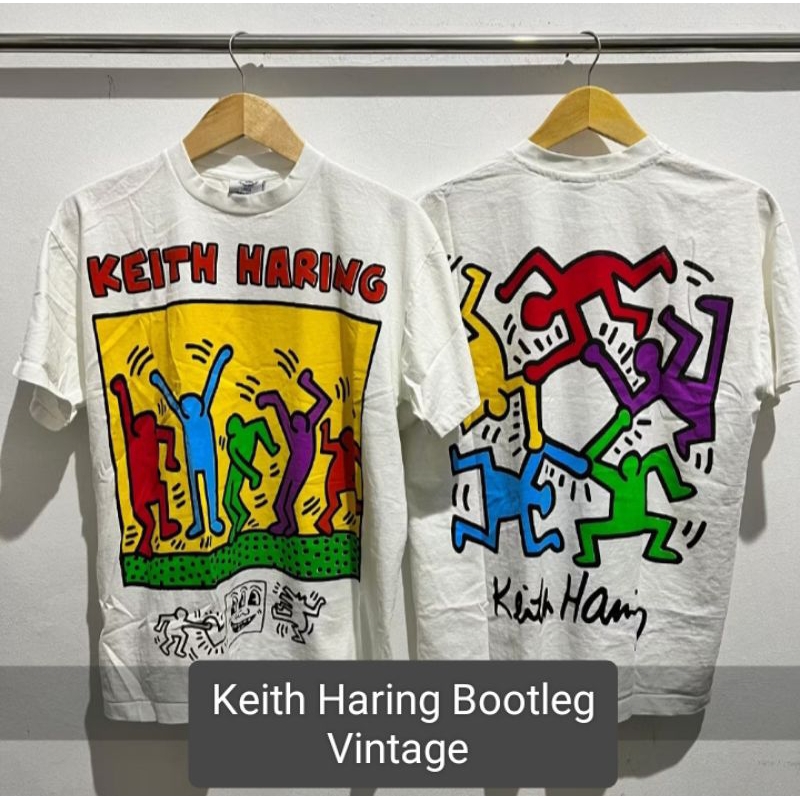 Kaos Keith Haring Bootleg Vintage