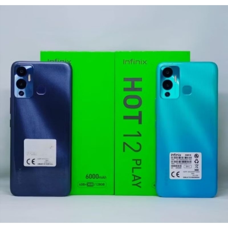 Infinix Hot 12 Play 4/64 4/128 GB Garansi Resmi Indonesia Second