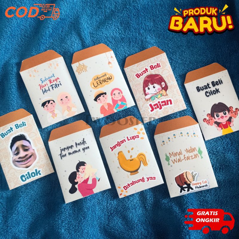 

Amplop Ramadhan (6x9 cm) Desain Lucu Custom Murah