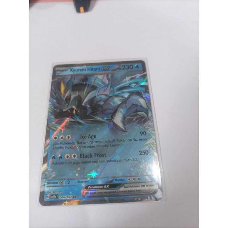 Kyurem Hitam ex 046/182 RR - Set Bimbingan Rasi - Pokemon TCG Indonesia