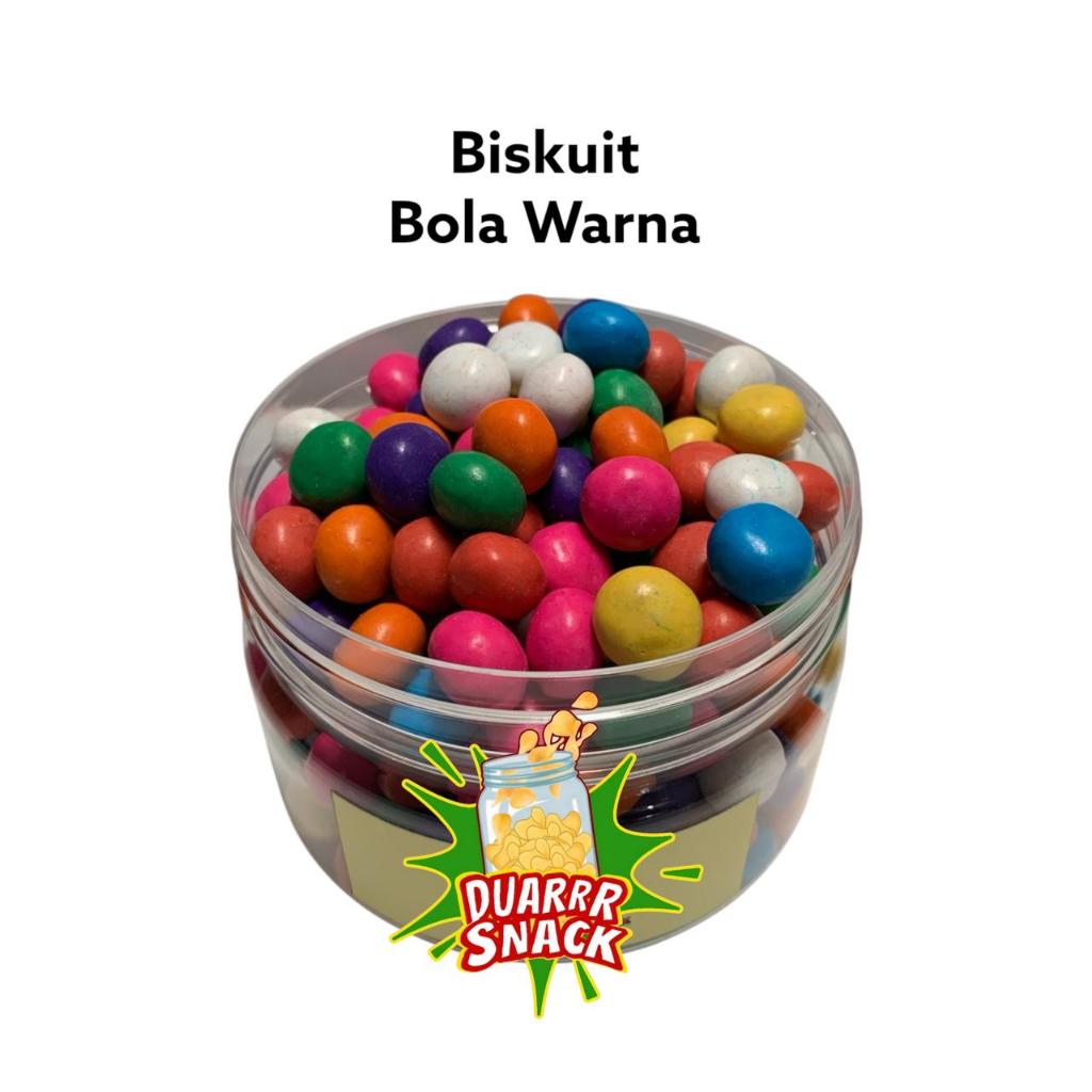 

Biskuit Bola Warna 600ml PREMIUM