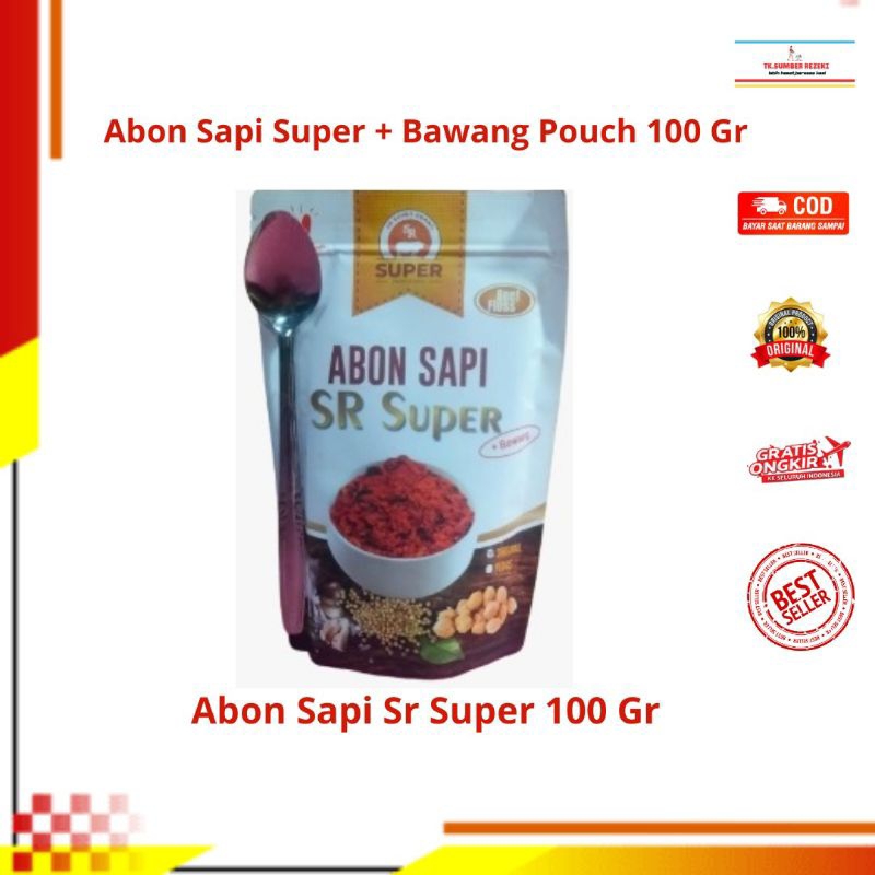 

Abon Sapi Super Sr + Bawang Pouch Free Sendok 100 Gr PROMO MURAH