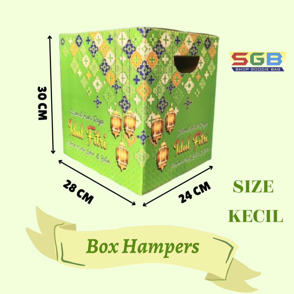 

1 PCS - BOX HAMPERS/KARDUS HAMPERS/KOTAK HAMPERS Edisi Lebaran Idul Fitri Size Kecil ( 28X24) & Besar (34X29) #Shopgoodiebag