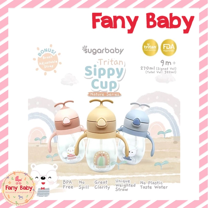 SUGAR BABY TRITAN SIPPY CUP 320ML NATURE SERIES