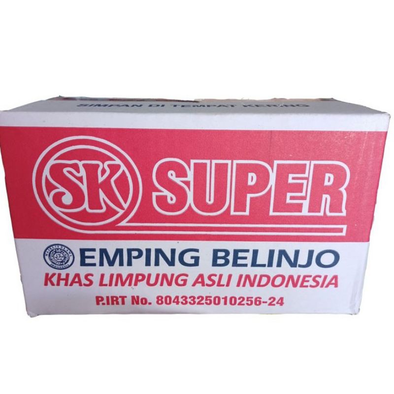 

KERIPIK CAMILAN SUPER EMPING BELINJO SK REPACK 250 GRAM GURIH DAN RENYAH