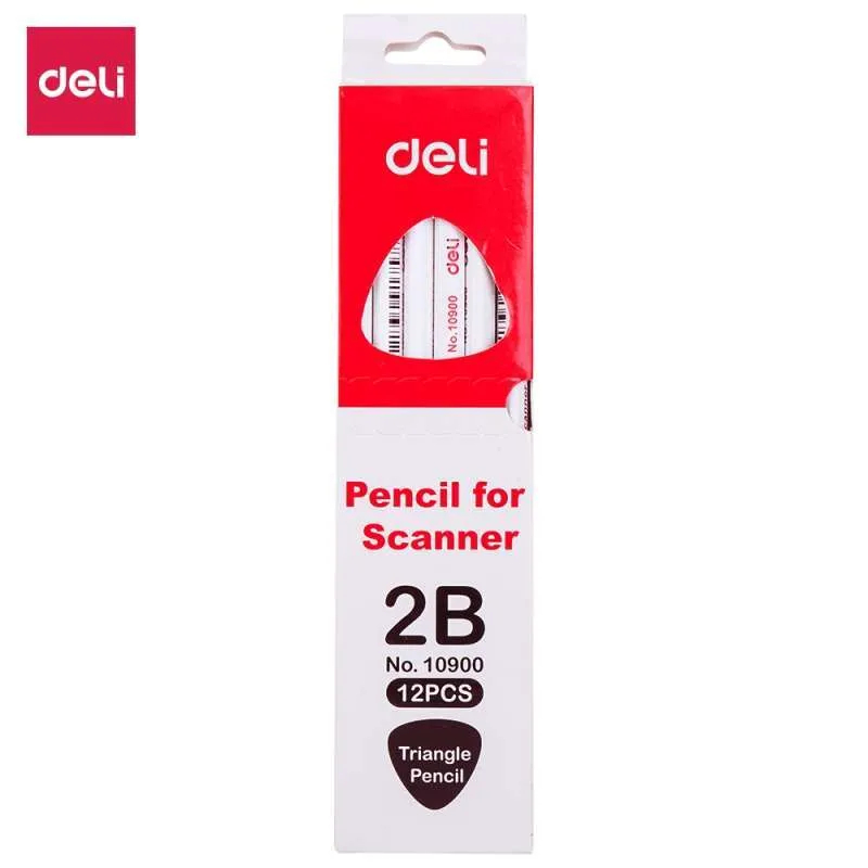 

PACK PENSIL PUTIH DELI 2B TRIANGLE FOR SCANNER ISI 12 PCS W10900