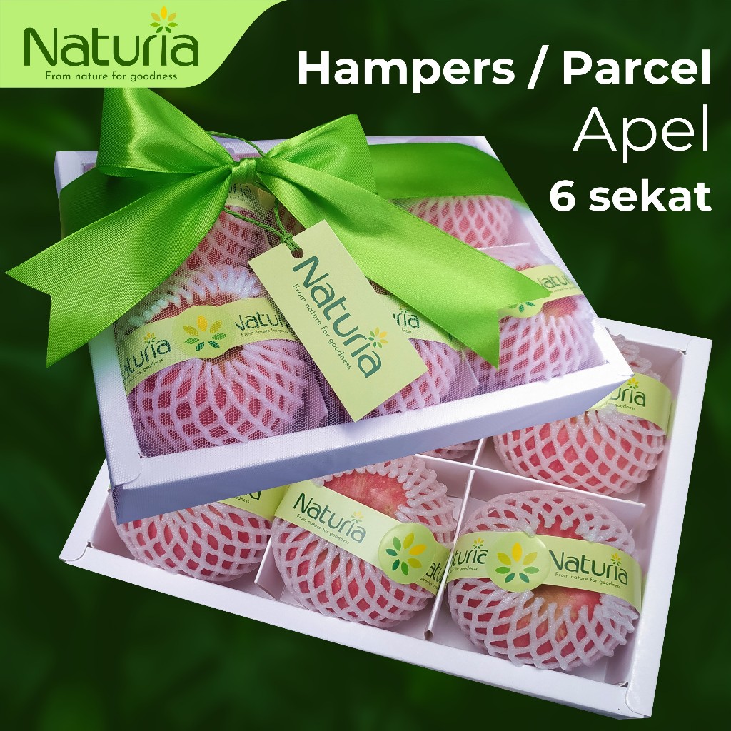 

NATURIA hampers apel sekat 6 parcel bingkisan seserahan buah segar hadiah gift sehat