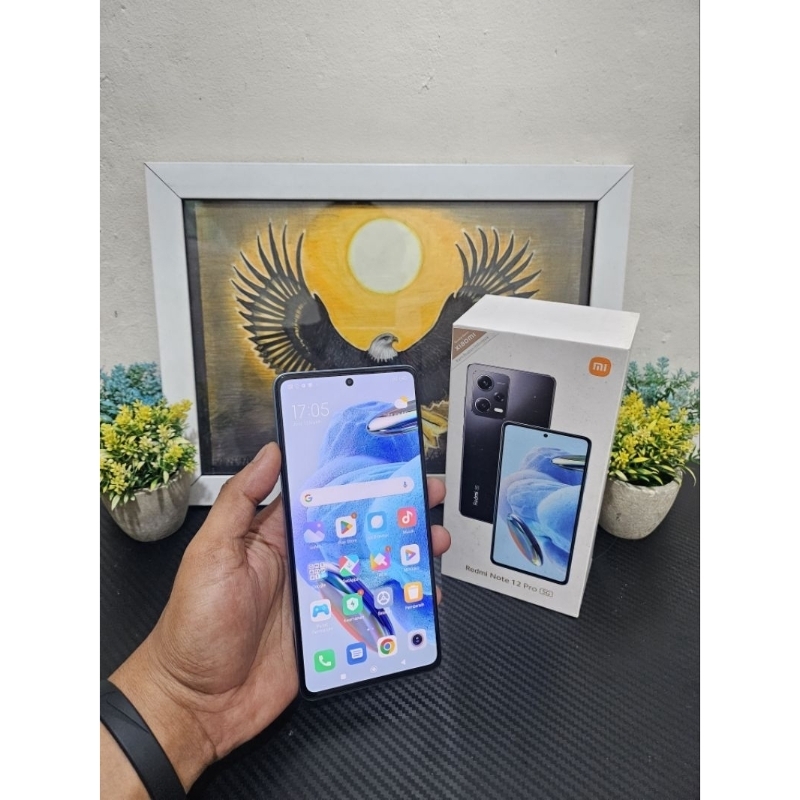 XIAOMI NOTE 12 PRO 5G 8/256GB SECOND BEKAS RESMI MULUS