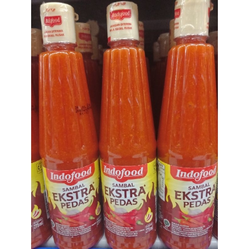 

MURAH INDOFOOD Sambal Ekstra Pedas BOTOL 275 ML