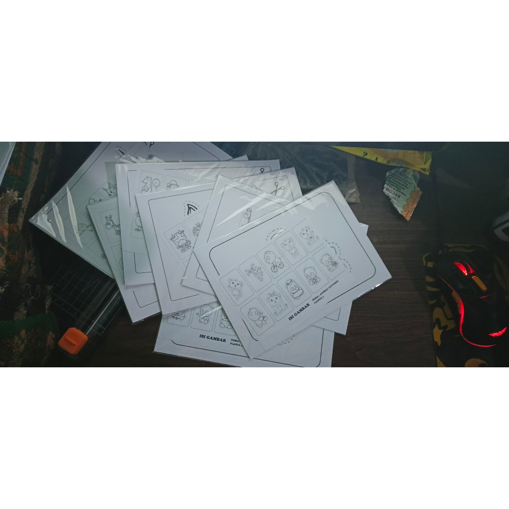 

10 Lembar Gambar Mewarnai + Cutting (Kertas Ketebalan Maksimal Paling Tinggi Kertas HVS)