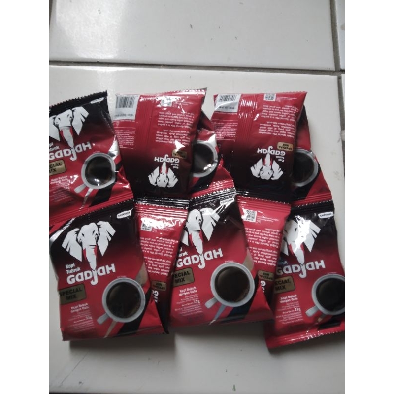 

Kopi Tubruk Gadjah Spesial Mix Kemasan 1 Renceng isi 10 Sachet