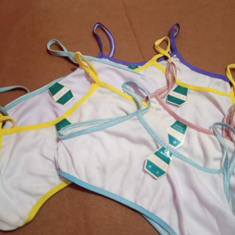 6pcs Mini Set Anak Wanita Tali Kecil All Size Miniset Anak SD SMP