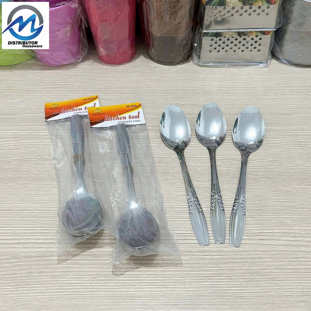 Sendok Makan Stainless / Sendok Makan Bunga Stainless isi 12pcs