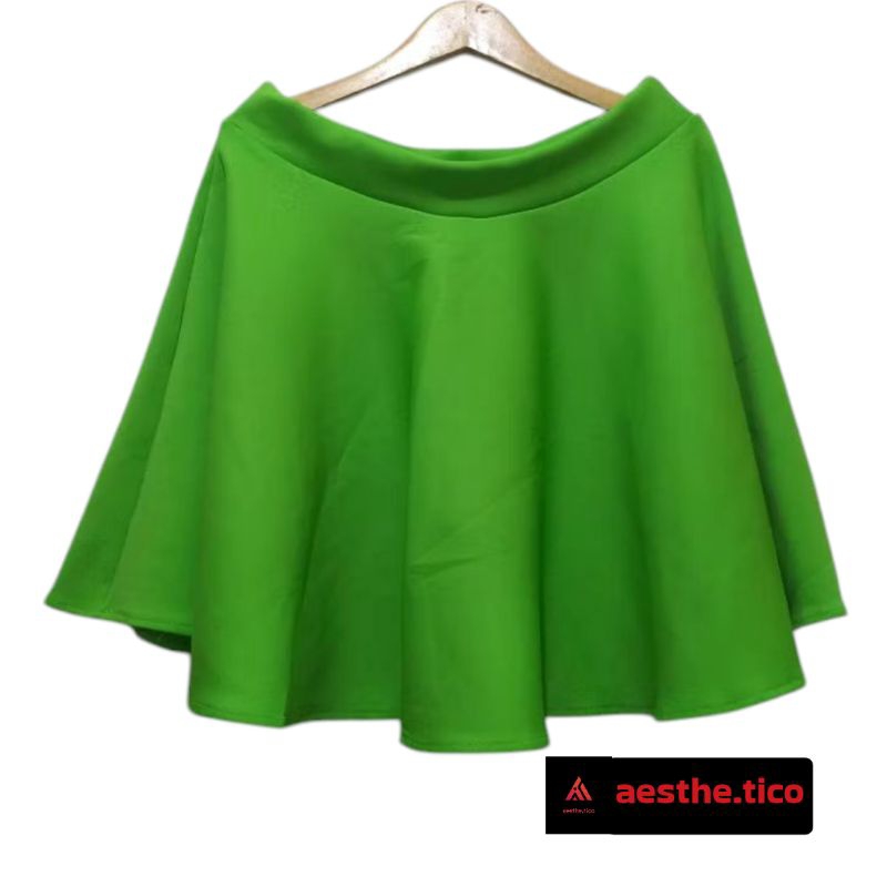 Rok Mini Flare Big Size Scuba Premium || Rok Senam Aerobic Belly Dance