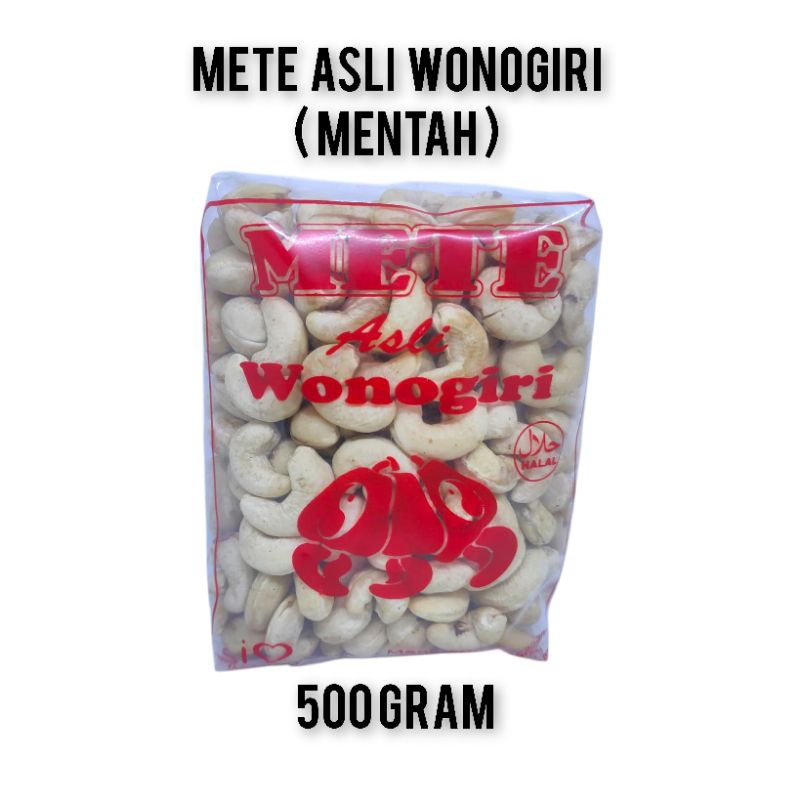 

Kacang Mete Super Wonogiri 500 Gram / Kacang Mede