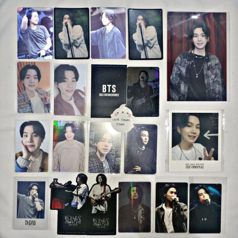 Photocard official Suga Agust D D-Day Set PC Postcard Samsung Lenticular Heat Documentary