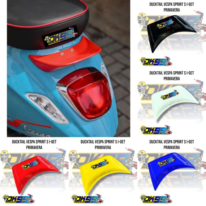 DUCKTAIL VESPA MATIC SPRINT S I-GET PRIMAVERA BEHEL VESPA SPRINT S I-GET PRIMAVERA Motorcycle