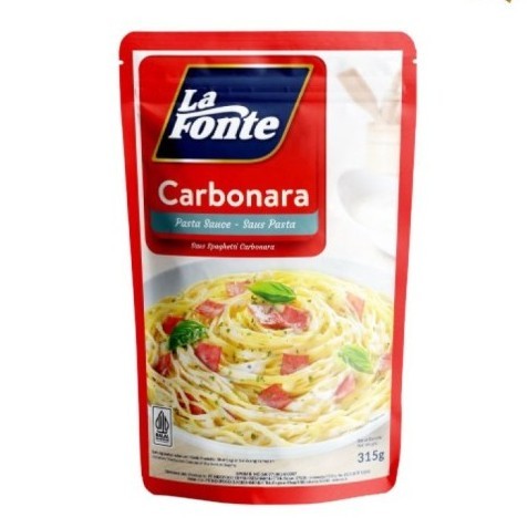 

Carbonara Sauce La Fonte / Saus Carbonara La Fonte - 315 Gram