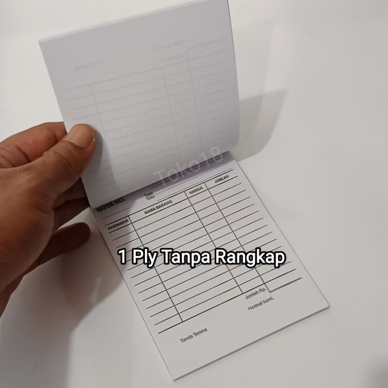 

H7Y 1 Pak Nota Kontan 1 Ply Forte(Isi 10 Buku)