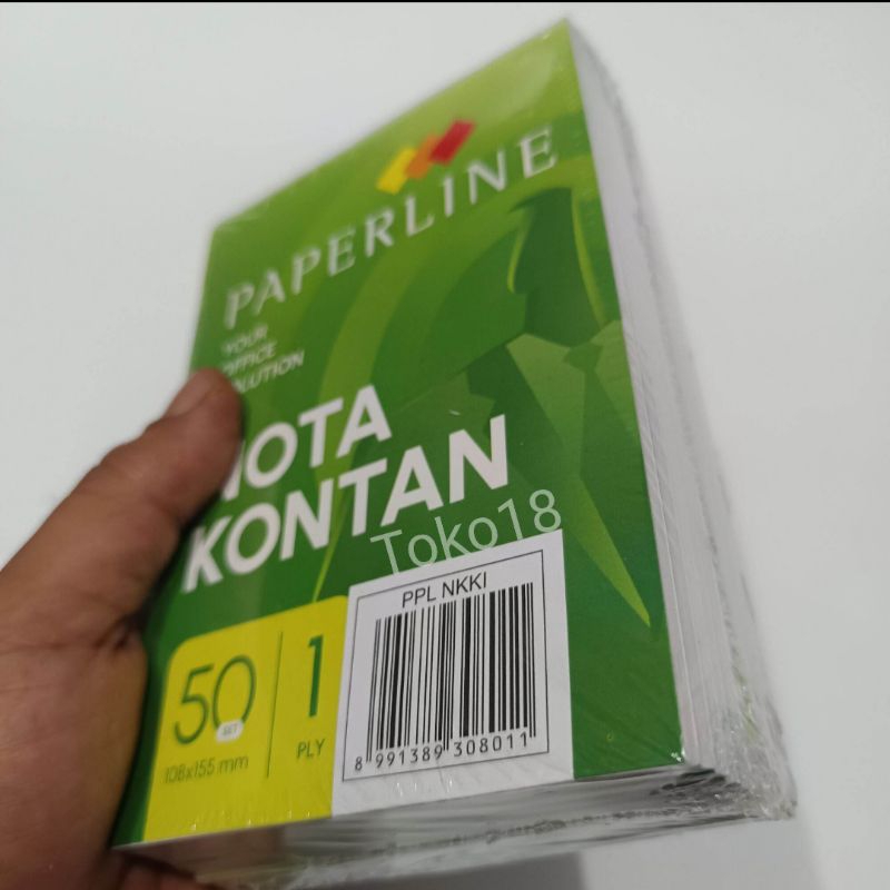 

Ay00! 1 Pak Nota Kontan 1 Ply Paperline(Isi 10 Buku)