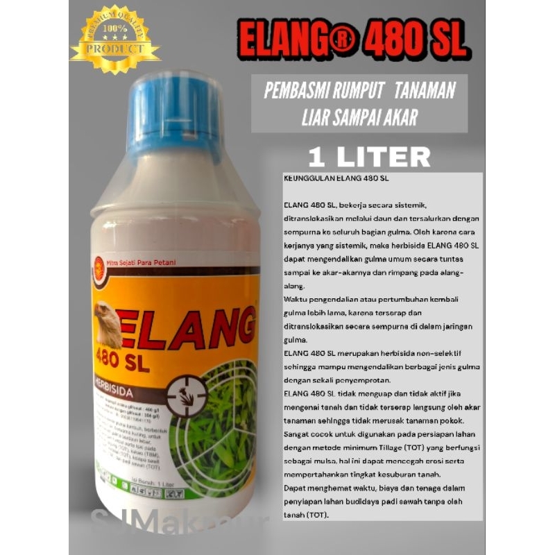 obat pembasmi rumput beserta akar ELANG ROUNDUP GRAMAXONE BABLAS